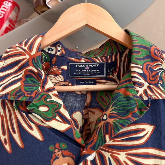 Vintage Polo Sport Button Down Shirt - Picture 7 of 8